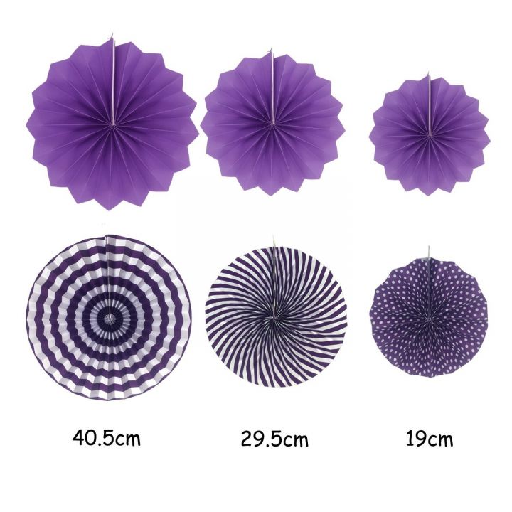 Pakabinamų dekoracijų rinkinys, VIOLETINĖ/BALTA, 1 vnt.