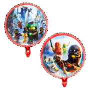 Balionas folinis, LEGO NINJAGO, 45 cm, dvipusis, 1 vnt.