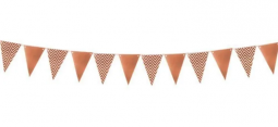 Vėliavėlių girlianda, ROSEGOLD, 250 cm, 1 vnt.
