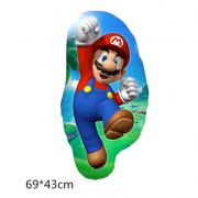 Balionas folinis, SUPER MARIO, 43x69 cm, 1 vnt.