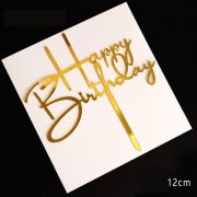 Torto dekoracija, HAPPY BIRTHDAY, 1 vnt.