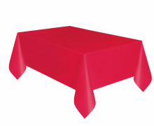 Vienkartinė staltiesė, RAUDONA, 137x274 cm, 1 vnt.