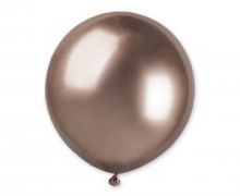 Balionas lateksinis, DIDELIS, chrominis, 48 cm, rose gold, 1 vnt.