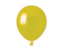 Balionai lateksiniai, perlamutriniai, MINI, 13 cm, geltoni, 100 vnt.