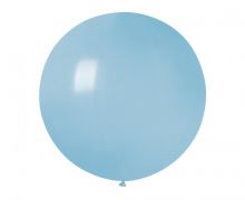 Didelis BUBBLE balionas, 80 cm, žydras