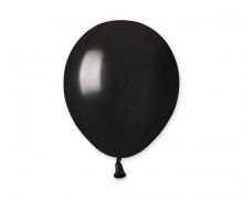 Balionai lateksiniai, perlamutriniai, MINI, 13 cm, juodi, 100 vnt.