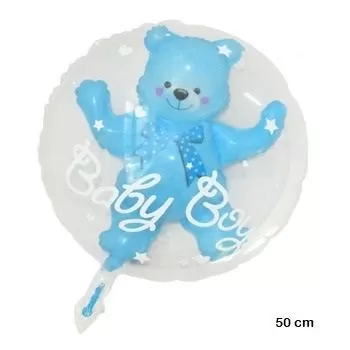 Balionas folinis, dvigubas, BABY SHOWER, 1 vnt.