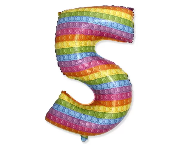 Balionas folinis, SKAIČIUS 5, 70 cm, Popit, 1 vnt.