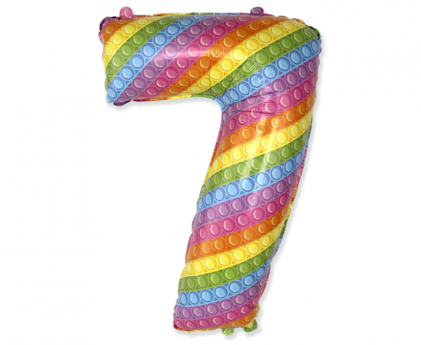 Balionas folinis, SKAIČIUS 7, 70 cm, Popit, 1 vnt.