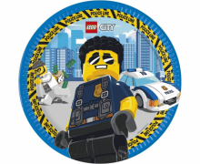 Vienkartinės lėkštutės, LEGO, 23 cm, 8 vnt.
