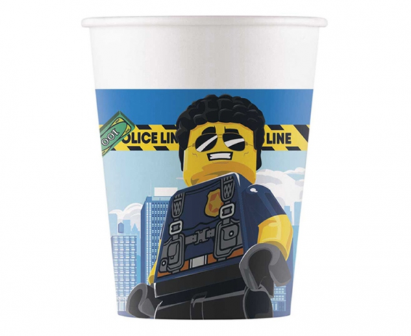 Vienkartiniai puodeliai, LEGO, 8 vnt.