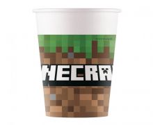 Vienkartiniai puodeliai, MINECRAFT, 8 vnt.