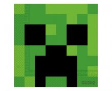 Vienkartinės servetėlės, MINECRAFT, 33x33 cm, 20 vnt.
