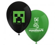 Dekoruotų balionų rinkinys, MINECRAFT tematika, 30 cm, 8 vnt.
