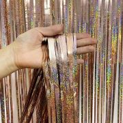 Dekoracija, LIETUTIS, ROSE GOLD, holografinis, 100x200 cm, 1 vnt.