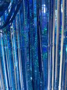 Dekoracija, LIETUTIS, MĖLYNAS, holografinis, 100x200 cm, 1 vnt.