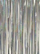 Dekoracija, LIETUTIS, SIDABRINIS, holografinis, 100x200 cm, 1 vnt.