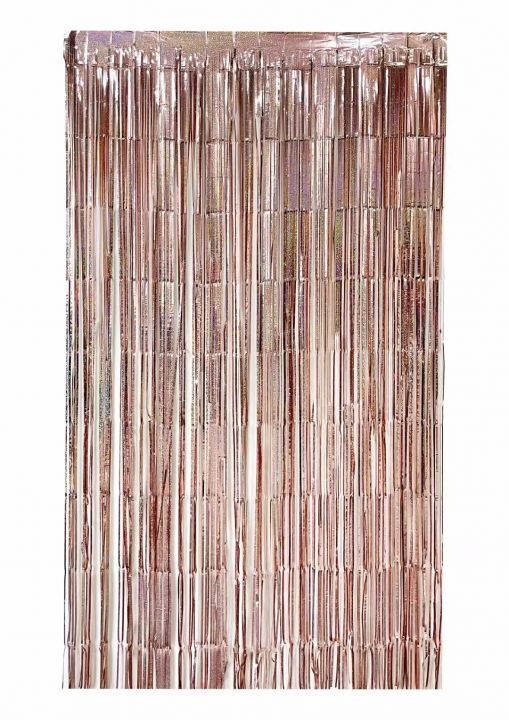 Dekoracija, LIETUTIS, ROSE GOLD, holografinis, 100x200 cm, 1 vnt.