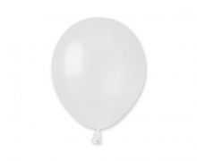 Balionai lateksiniai, perlamutriniai, MINI, 13 cm, balti, 100 vnt.
