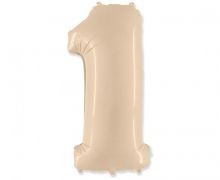 Balionas folinis, SKAIČIUS 1, 85 cm, kreminis, 1 vnt.