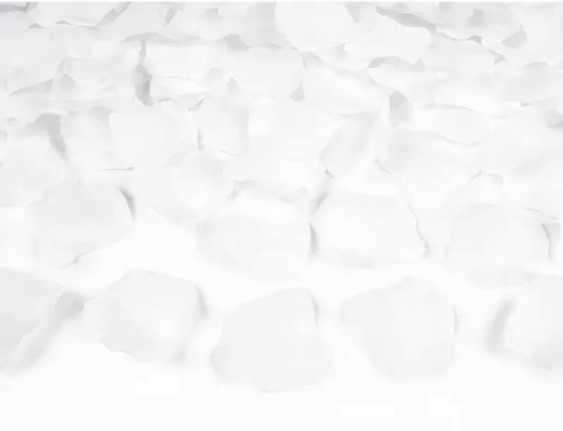 Rožių žiedlapiai, dirbtiniai, balti, 500 vnt.