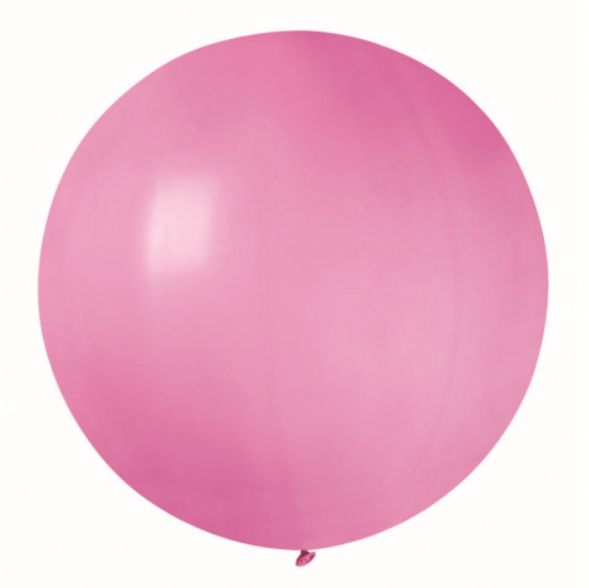 Didelis BUBBLE balionas, 85 cm, rožinis