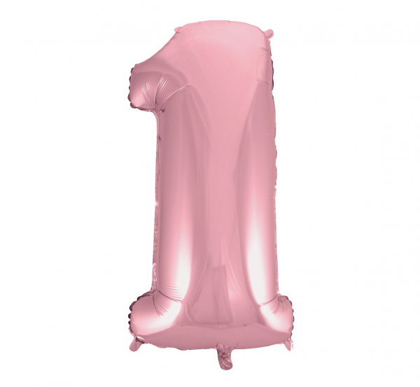 Balionas folinis, SKAIČIUS 1, 85 cm, rožinis, 1 vnt.