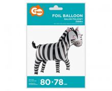 Balionas folinis, ZEBRAS, 80x78 cm, 1 vnt.