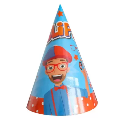 Gimtadienio kepurėlės, BLIPPI, 6 vnt.