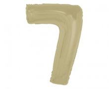Balionas folinis, SKAIČIUS 7, 92 cm, matinė latte sp., 1 vnt.