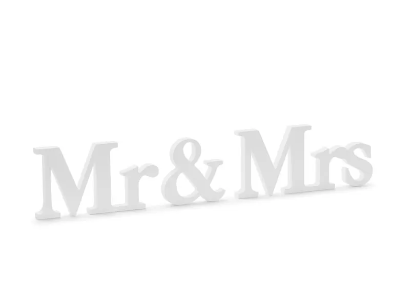 Stalo dekoracija, MR&MRS, 50x9,5 cm, 1 vnt.