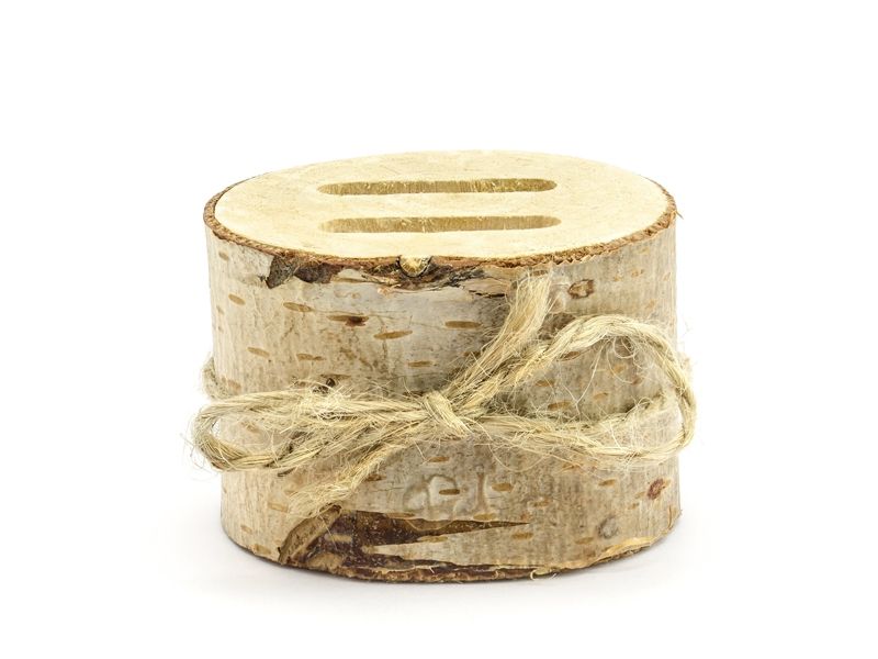 Medinis laikiklis žiedams, 6 cm skermens, 1 vnt.