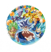 Vienkartinės lėkštutės, DRAGON BALL Z 2, 18 cm, 10 vnt.