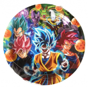 Vienkartinės lėkštutės, DRAGON BALL Z 2, 23 cm, 10 vnt.
