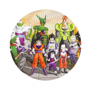 Vienkartinės lėkštutės, DRAGON BALL Z, 18 cm, 10 vnt.