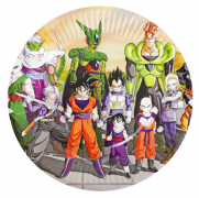 Vienkartinės lėkštutės, DRAGON BALL Z, 23 cm, 10 vnt.