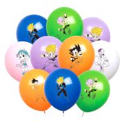 Dekoruotų balionų rinkinys, DRAGON BALL Z tematika, 30 cm, 21 vnt.