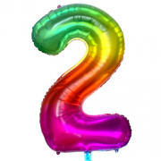 Balionas folinis, SKAIČIUS 2, 85 cm, spalvotas, 1 vnt.
