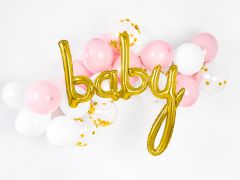 Balionai foliniai, užrašas BABY, 1 vnt.