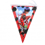 Vėliavėlių girlianda, LADYBUG, 1 vnt.