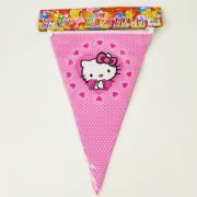 Vėliavėlių girlianda, HELLO KITTY, 1 vnt.