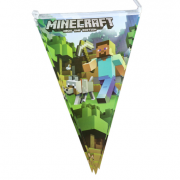 Vėliavėlių girlianda, MINECRAFT, 1 vnt.