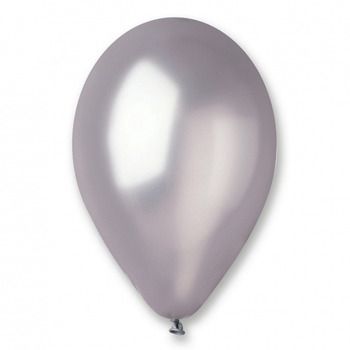 Perlamutrinis balionas, 30 cm, pilkas