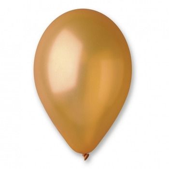 Perlamutrinis balionas, 30 cm, geltonas