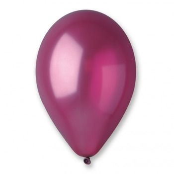 Perlamutrinis balionas, 30 cm, vyno spalvos