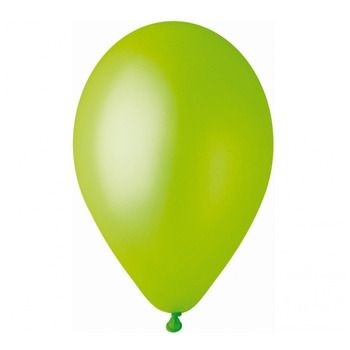 Perlamutrinis balionas, 30 cm, žalias