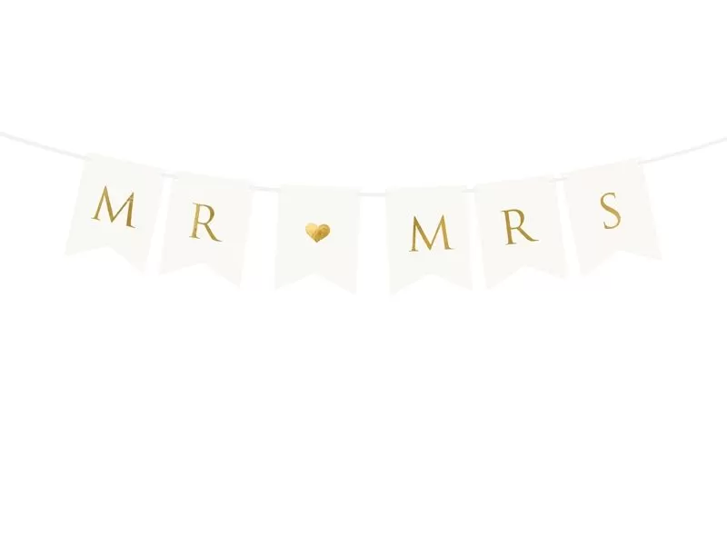 Pakabinamas užrašas, MR & MRS, 1 vnt.