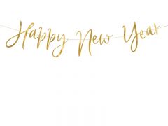 Pakabinamas užrašas, HAPPY NEW YEAR, 66x18 cm, 1 vnt.