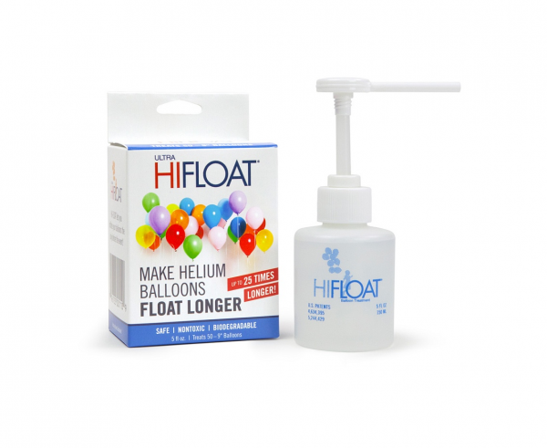 Hi-Float klijai balionams, 0,15 l + pompa