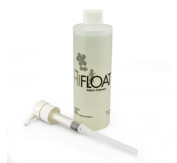 Hi-Float klijai balionams, 0,47 l + pompa